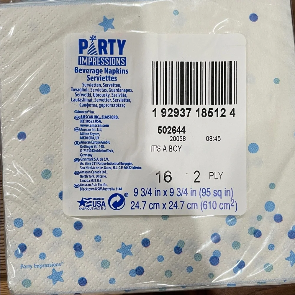 Baby Shower Supplies